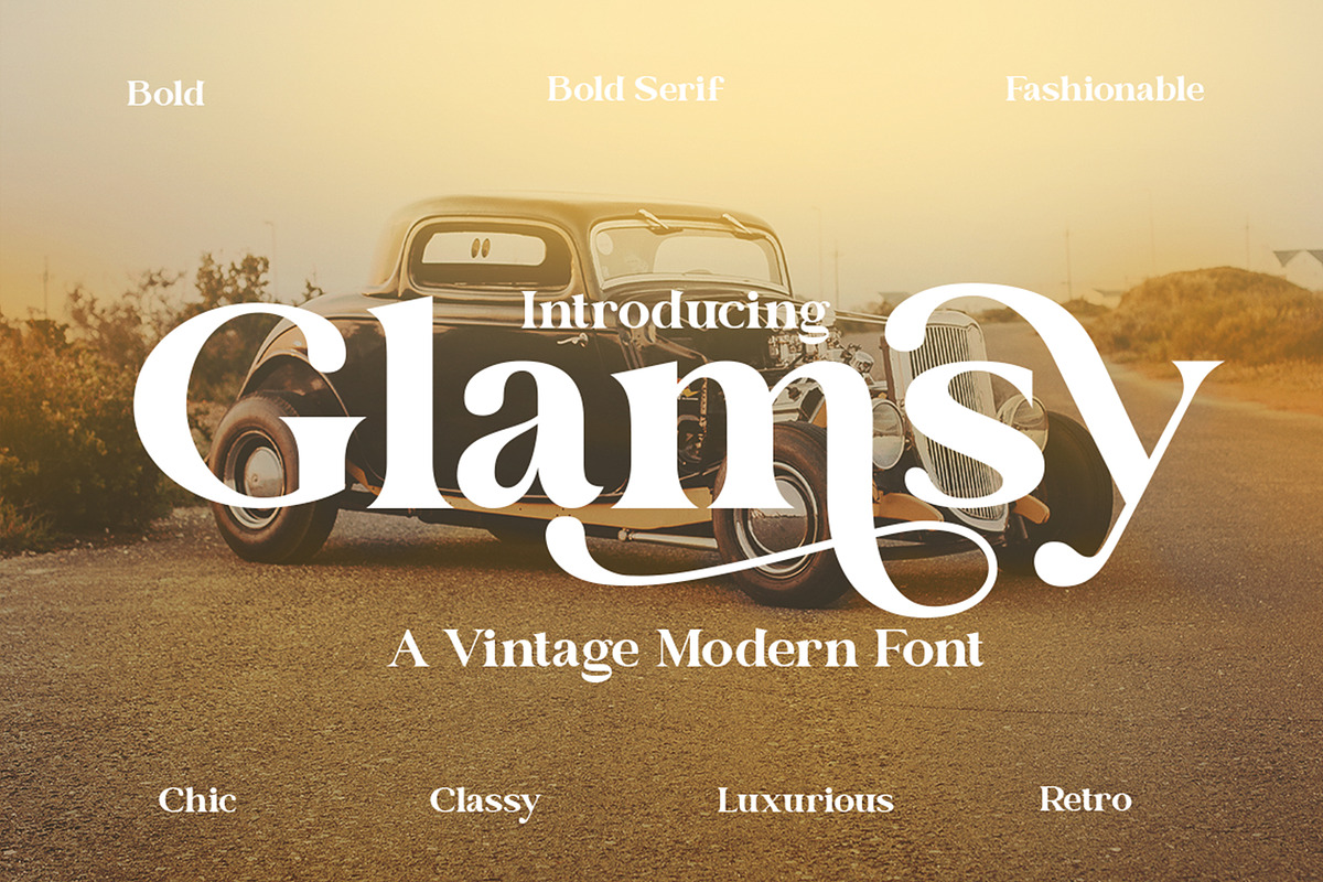 Vintage Modern Font, a Script Font by Graphue (Photo 1 of 12)