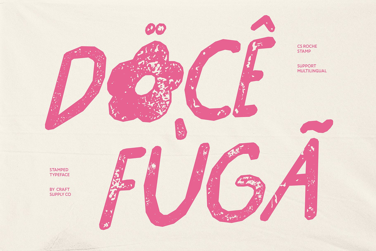 CS Roche Stamp, a Handwritten Font by Craft Supply Co. (Photo 7 of 8)