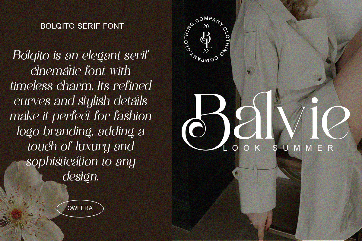 Bolqito - Elegant Luxury Serif Font, a Serif Font by Qweera Studio (Photo 4 of 12)