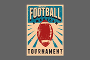 American Football vector poster set., a Sport Illustration by PoPaShop (Thumbnail 4 of 8)