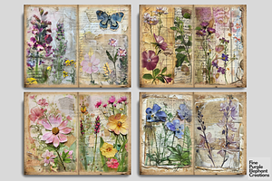 Spring Flower Field Junk Journal