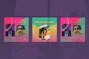 Retronoise Instagram Templates, a Social Media Template by Azruca (Thumbnail 8 of 9)
