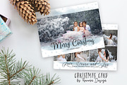 Christmas Card Template Instant Down, a Card Template by Rovena Design (Thumbnail 1 of 2)