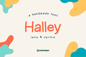 Halley Handwritten Display Font