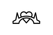 50 Love Bond Heart Icons Vector Bund, an Illustration by Designs_River (Thumbnail 23 of 46)
