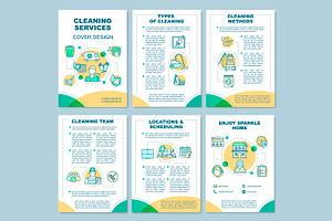 Cleaning Services Brochure Template