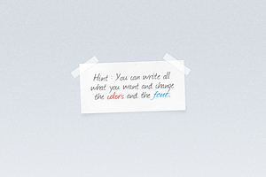 Hint paper
