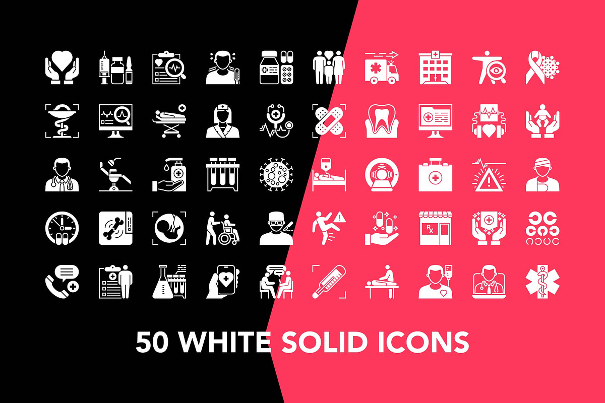 200 Medical and Healthcare Icons, an Icon by Genestro Shop (Photo 5 of 5)