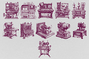 Hand Drawn Retro Things Vector Pack, an Object Illustration by Alternate Studio (Thumbnail 6 of 6)