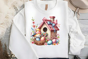 Spring Bird House ClipArt's, an Illustration by DreamCafeArt (Thumbnail 5 of 5)