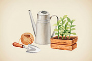 Illustrations of garden tools, an Object Illustration by Sundra (Thumbnail 6 of 7)