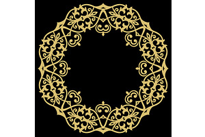 Classic Vector Fine Pattern With, an Illustration by FineArtStudio