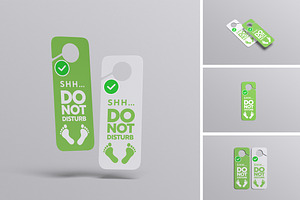 High Quality Door Hanger Mockup, a Product Mockup by Afif_studio