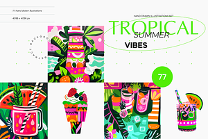 Poster Tropical Summer Vibes