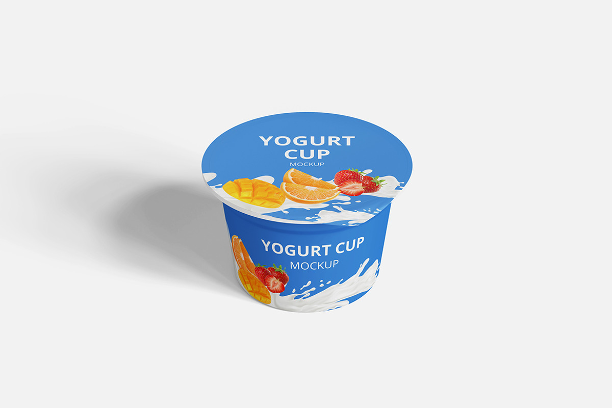 Yogurt Cup Mockup, a Product Mockup by MrLetters (Photo 4 of 5)