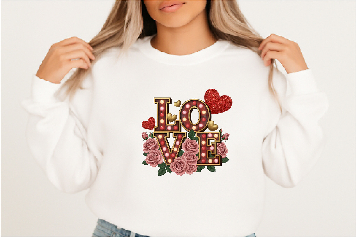 Vintage Marquee LOVE Sign, an Illustration by DreamArtGraphic (Photo 3 of 6)