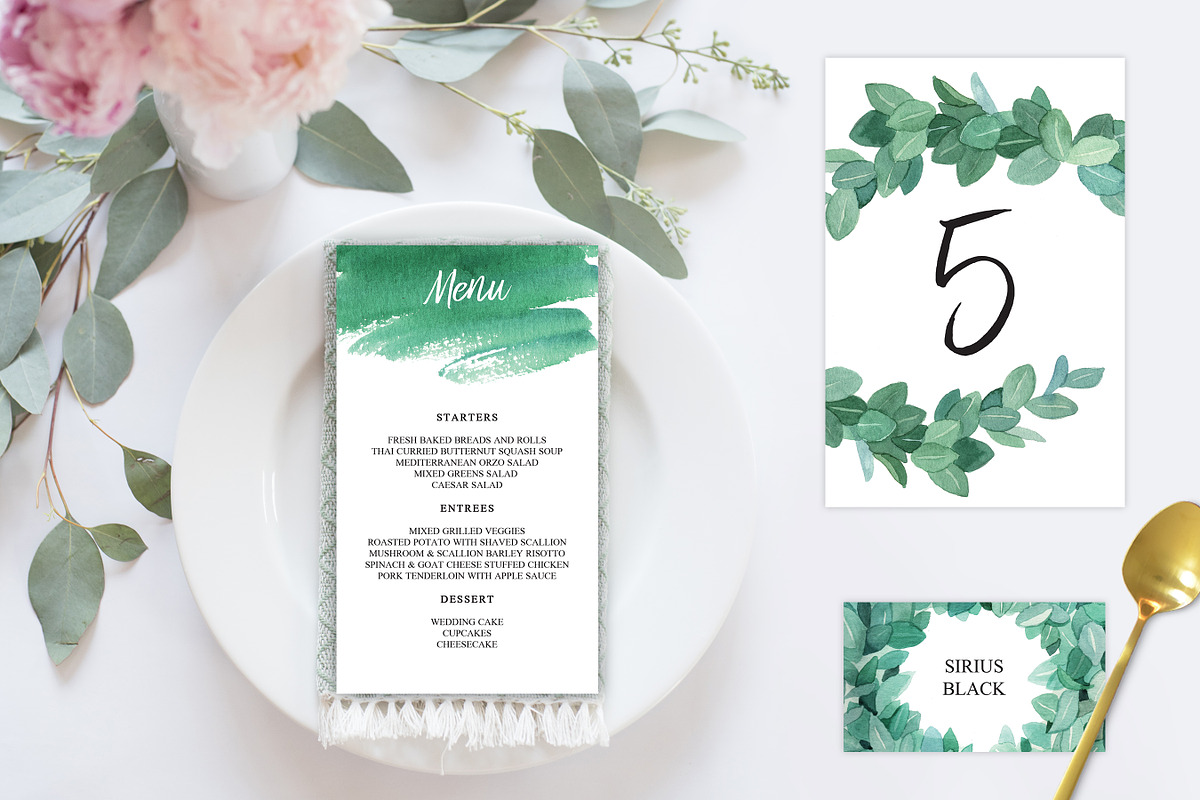 Tremendous Eucalyptus Collection, an Invitation Template by Knotted Design (Photo 19 of 24)