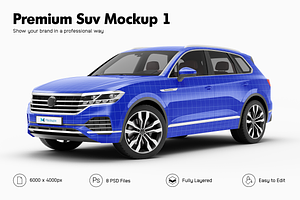 Premium SUV Mockup 1