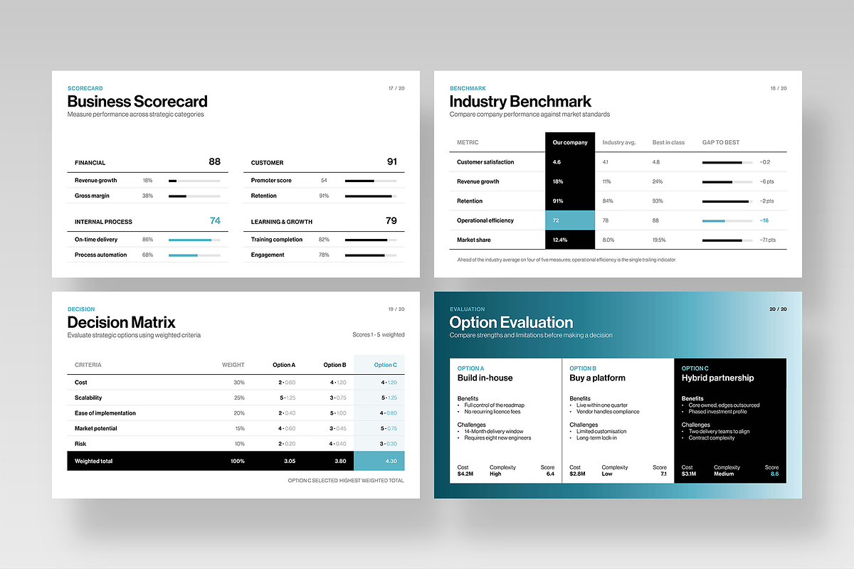 Table Infographic Presentation, a Presentation Template by BrandPacks (Photo 6 of 7)