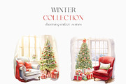 Winter Collection Graphic Set, a Seasonal Illustration by studioequinox (Thumbnail 7 of 17)