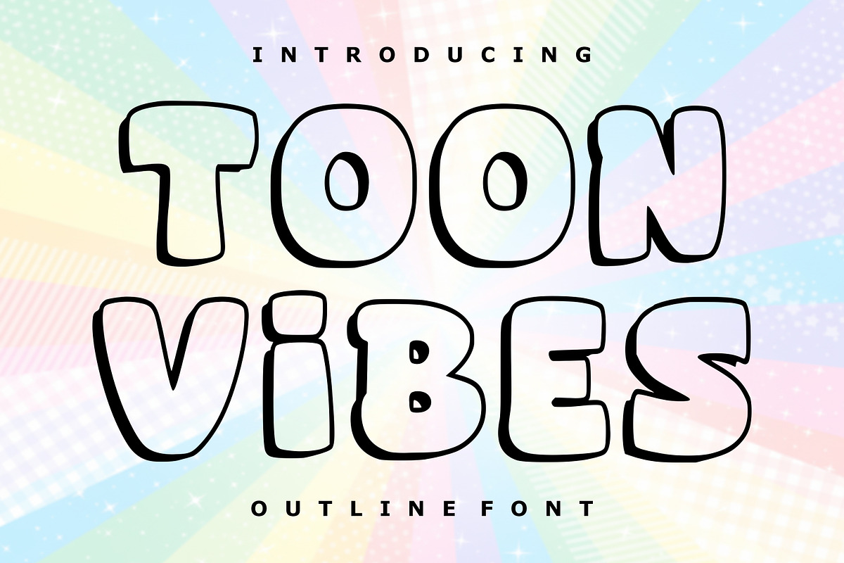 Toon Vibes, a Blackletter Font by Limited.studio (Photo 1 of 4)