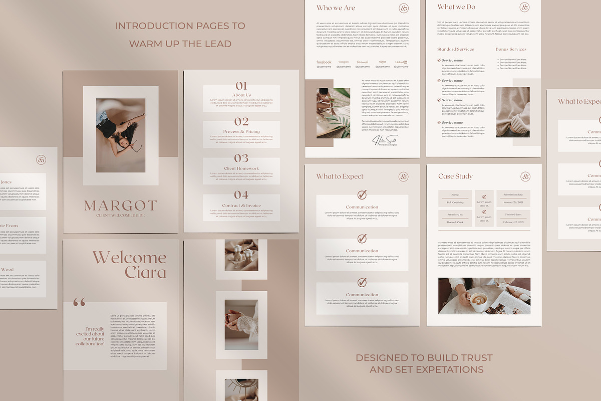Client Welcome Packet Template, a Templates & Theme by Eesome Design Studio (Photo 3 of 8)