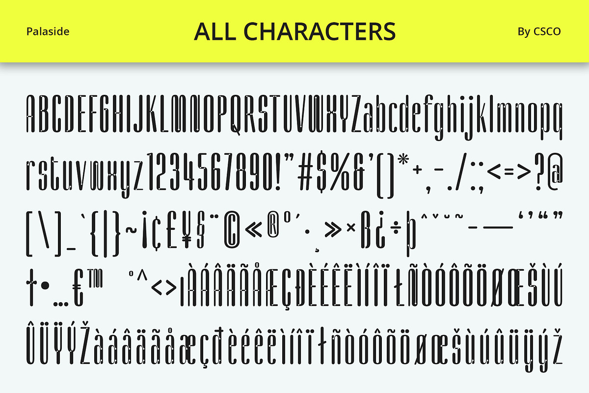 Palaside – Inktrap Font, a Sans Serif Font by Craft Supply Co. (Photo 8 of 8)