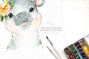 Africa. Little Watercolor Animals, an Animal Illustration by OctopusArtis (Thumbnail 9 of 11)