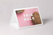 Side View Table Tent Card Mockup, an Advertising Mockup by DesignRushMarket (Thumbnail 1 of 2)