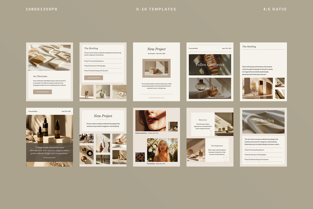 Katy Miles Social Media Kit, a Social Media Template by Ruben Stom (Photo 17 of 20)