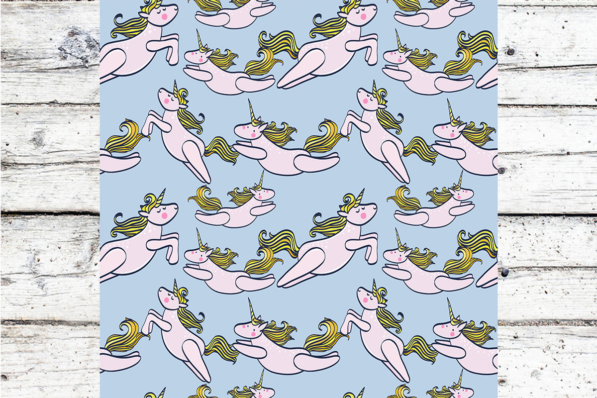 Unicorn set, a Pattern Graphic by Vavavka (Photo 14 of 14)
