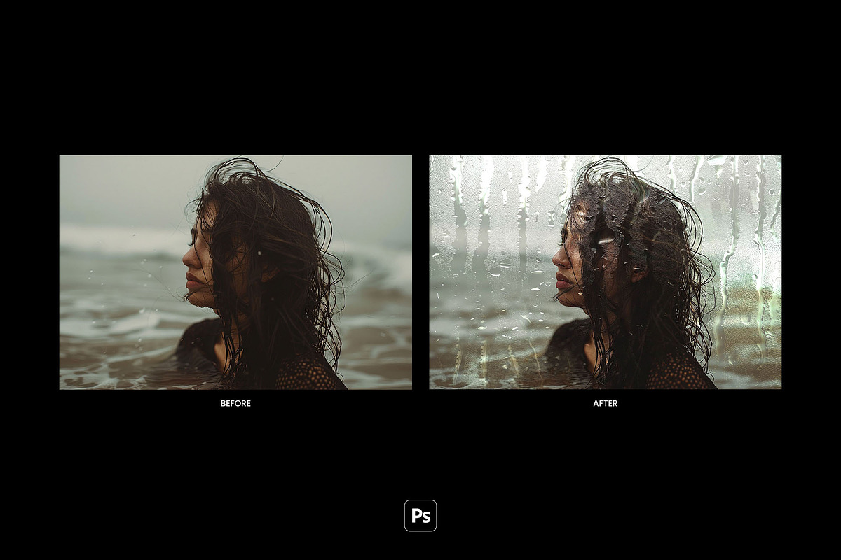 Rainy Glass Photo Effect, a Layer Style Add-On by AndrewPixel (Photo 2 of 7)