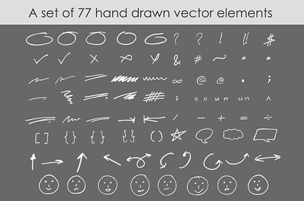 Hand drawn vector elements, an Icon by aivos