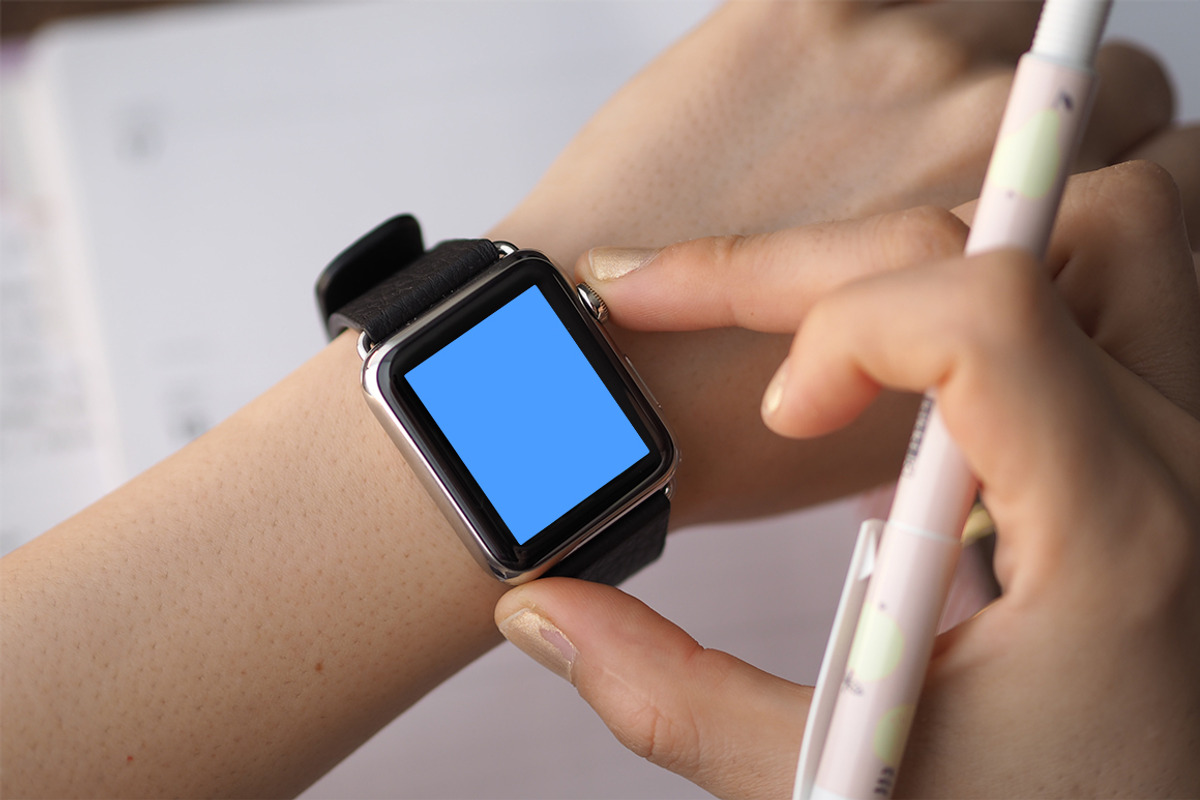 Apple Watch Mockup - Classic Black, a Mac Mockup by Dunnnk (Photo 2 of 2)