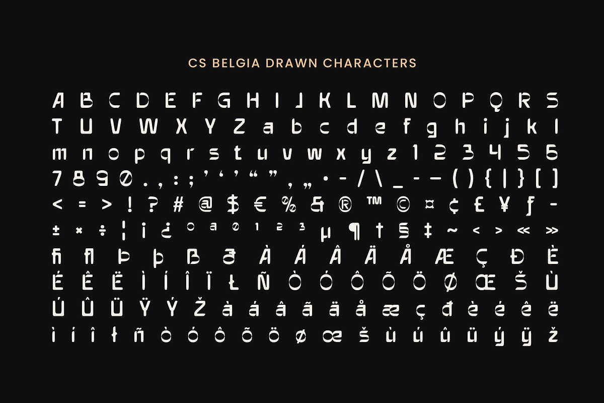 CS Belgia Drawn, a Sans Serif Font by Craft Supply Co. (Photo 8 of 8)
