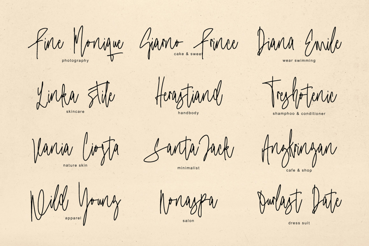 Blistwing - Moniline Signature, a Handwritten Font by tebaltipislab (Photo 12 of 12)