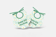 Baby Bib Mockup, a Product Mockup by bimockup (Thumbnail 6 of 6)