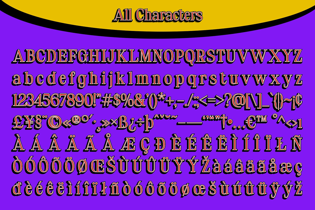Dincy 3D, a Sans Serif Font by Craft Supply Co. (Photo 8 of 8)