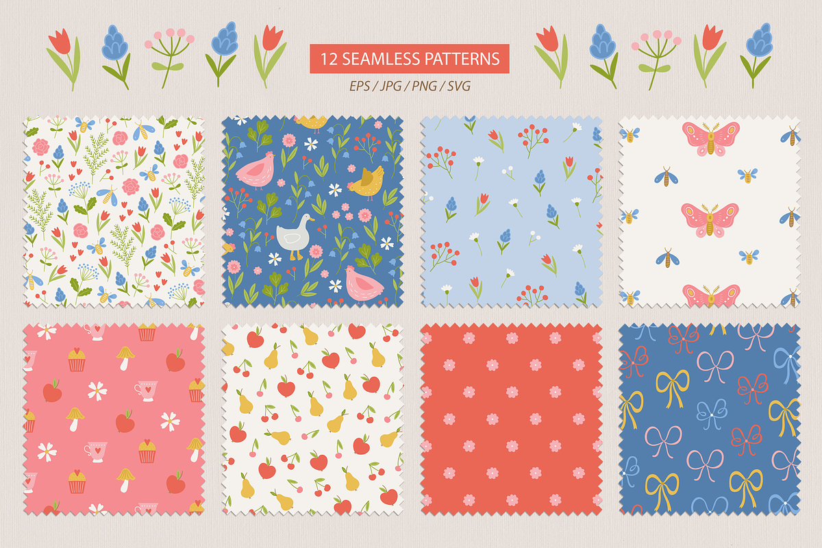 Cottagecore Kit, a Seasonal Illustration by miumiu (Photo 3 of 15)