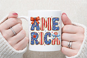 Preppy America PNG, Coquette, a Seasonal Illustration by Sublimation Artist (Thumbnail 7 of 9)