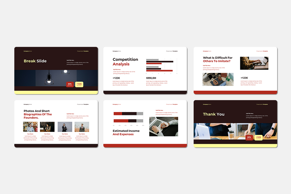 Pitch Deck Investors - Keynote, a Presentation Template by QR Design Studio (Photo 3 of 3)