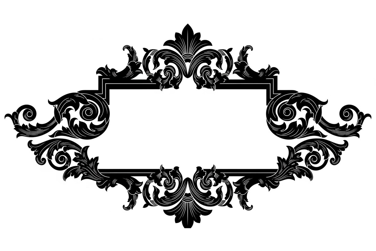 Ornamental Vintage Frame Border Bund, an Illustration by Creativeshirt (Photo 8 of 31)