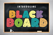 Blackboard Fonts, a Font by Fox7 By Rattana (Thumbnail 1 of 6)