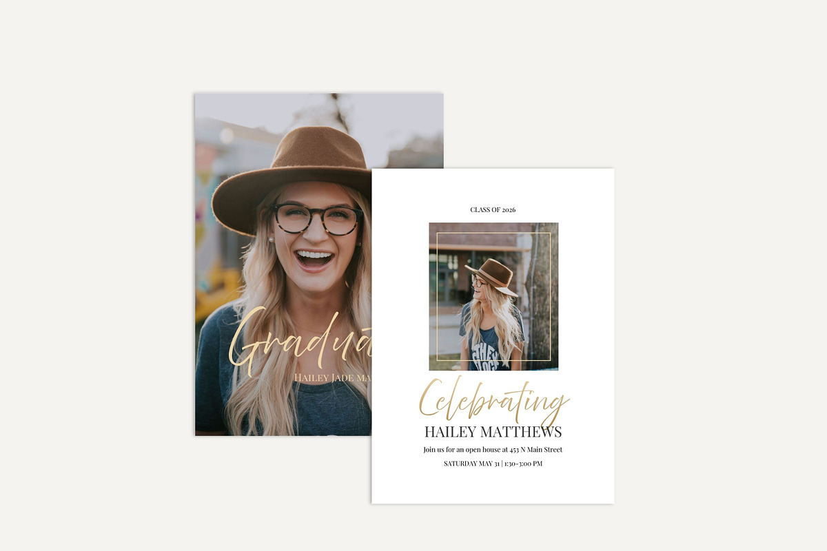 Graduation Announcement Template THV, an Invitation Template by Laurie Cosgrove Design (Photo 7 of 7)