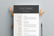 Modern Resume Template CLAY A4, a Resume Template by Graace Studio (Thumbnail 1 of 4)