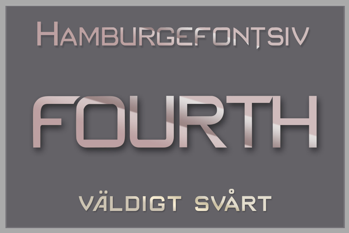 Gothique Modern Sans Serif Font preview 2