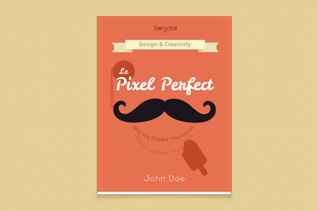 Easy Book Mockup, a Print Template by Sargatal (Photo 1 of 5)