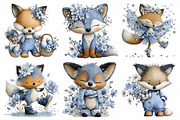 Whimsical Spring Fox Clipart, an Illustration by Daily.Designs (Thumbnail 6 of 8)