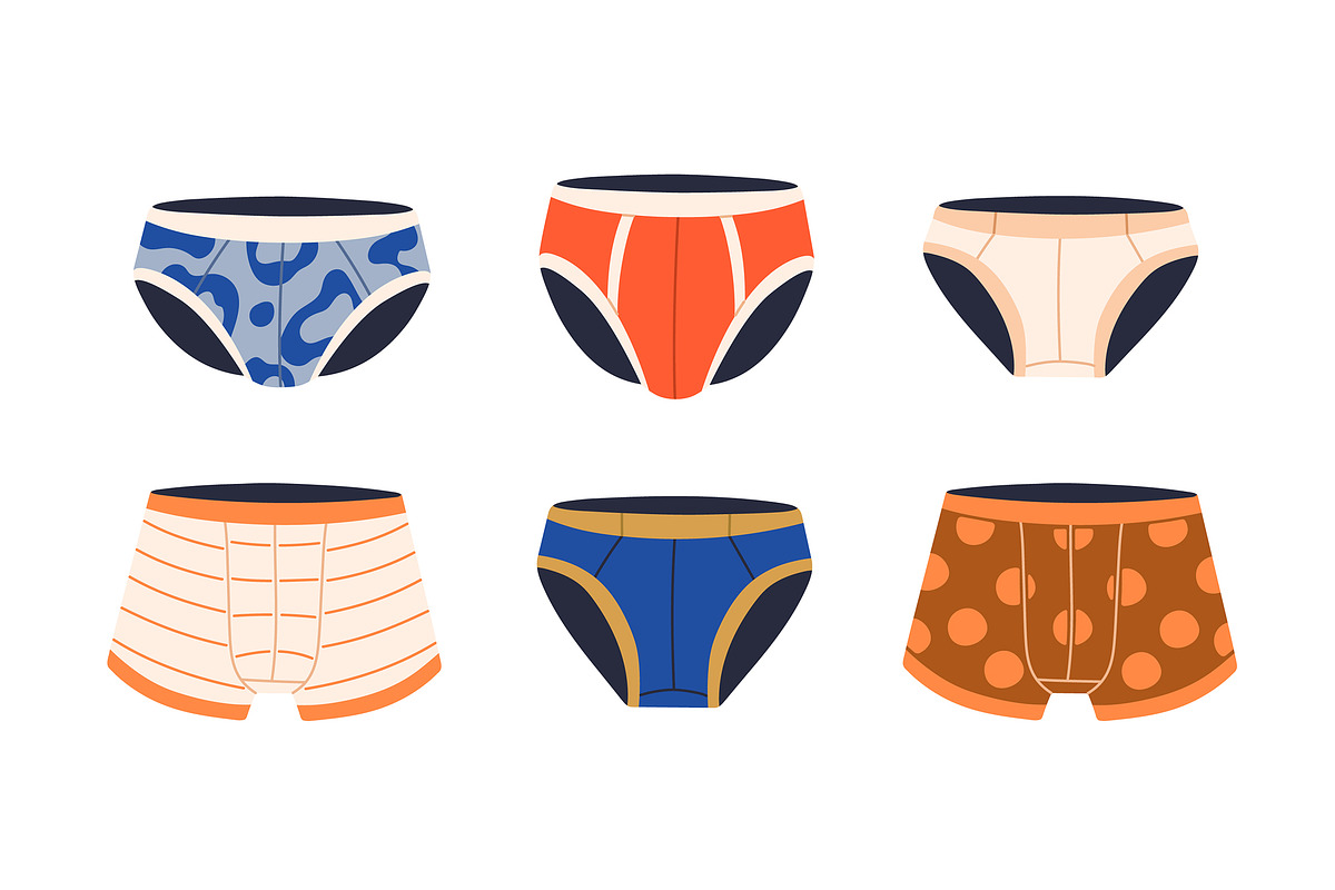 Men underwear, different pants set, an Object Illustration by Good Studio (Photo 3 of 4)