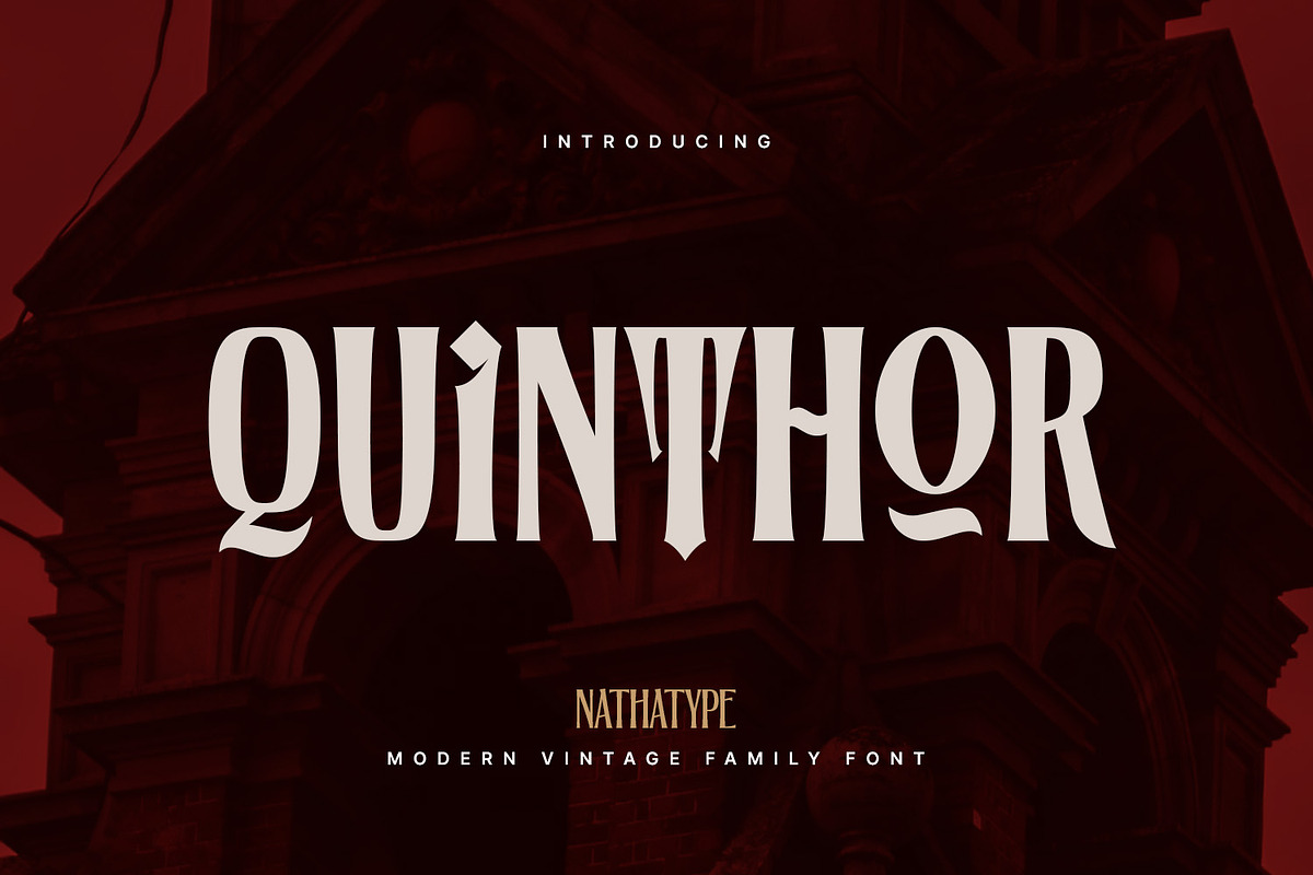 Quinthor, a Symbol Font by Nathatype (Photo 1 of 11)